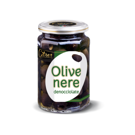 Olivy černé - vypeckované 290g