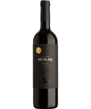 Sedlák Merlot, výber z hroznů 2018/19
