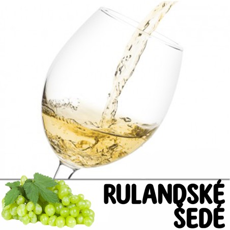 Rulandské šedé - polosuché Moravské 1l (včetně PET lahve)