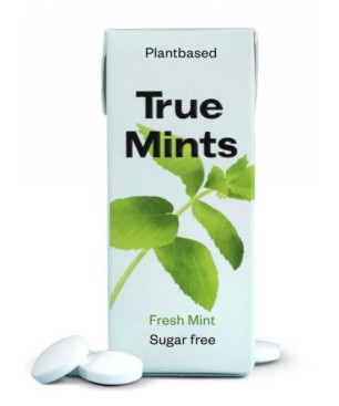 TRUE MINT pastilky bez cukru s příchutí máty 13 g