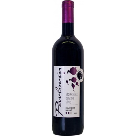 PAVLOVÍN Rulandské modré 2020 MZV 0,75 l.