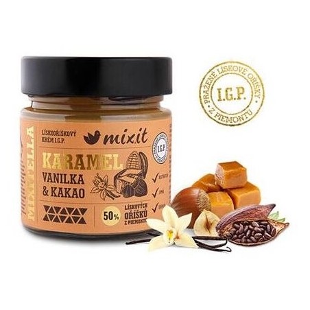 Mixitella Premium - Lískový oříšek z Piemontu s karamelem 200 g