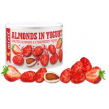 Mandle v jogurtu s jahodovým prachem 240 g