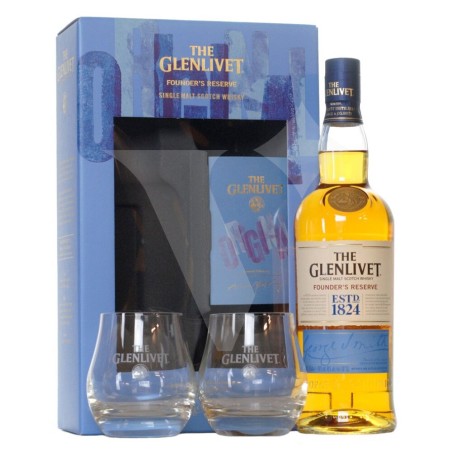 Glenlivet Founder´s Reserve  0,7l +  2x sklenička